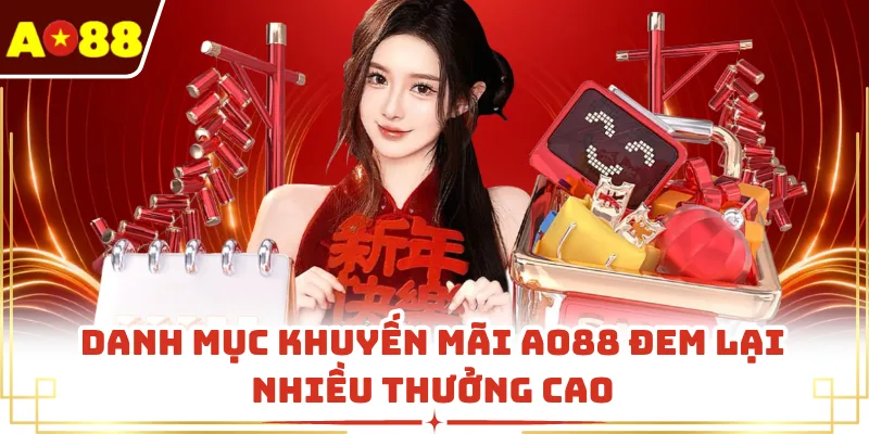 Danh mục khuyến mãi AO88 đem lại nhiều thưởng cao