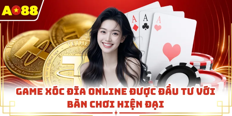 Game xóc đĩa online được đầu tư với bàn chơi hiện đại